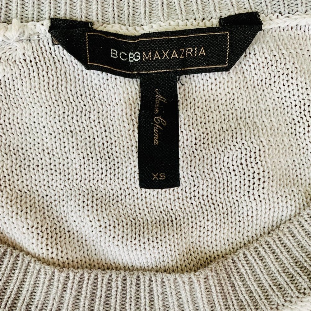 SOLD IN BUNDLE BCBG LAUREL SPRING STRIPED TOP - Picture 3 of 3